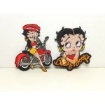 Betty Boop Patch Lot #12 Biker & Leaning On Her Name Designs